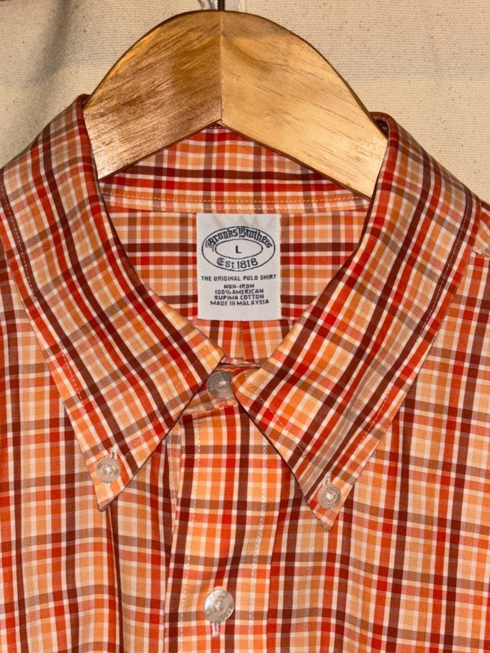 Men's Brooks Brothers Button-down Long-sleeve Large Shirts (Bundle of 5) - Picture 10 of 16